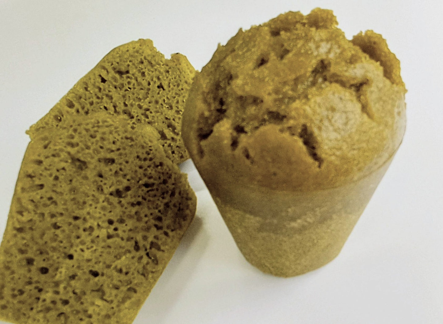 むしぱん(抹茶)ミニパン(MOA自然農法5分づき米)砂糖不使用・油50%減