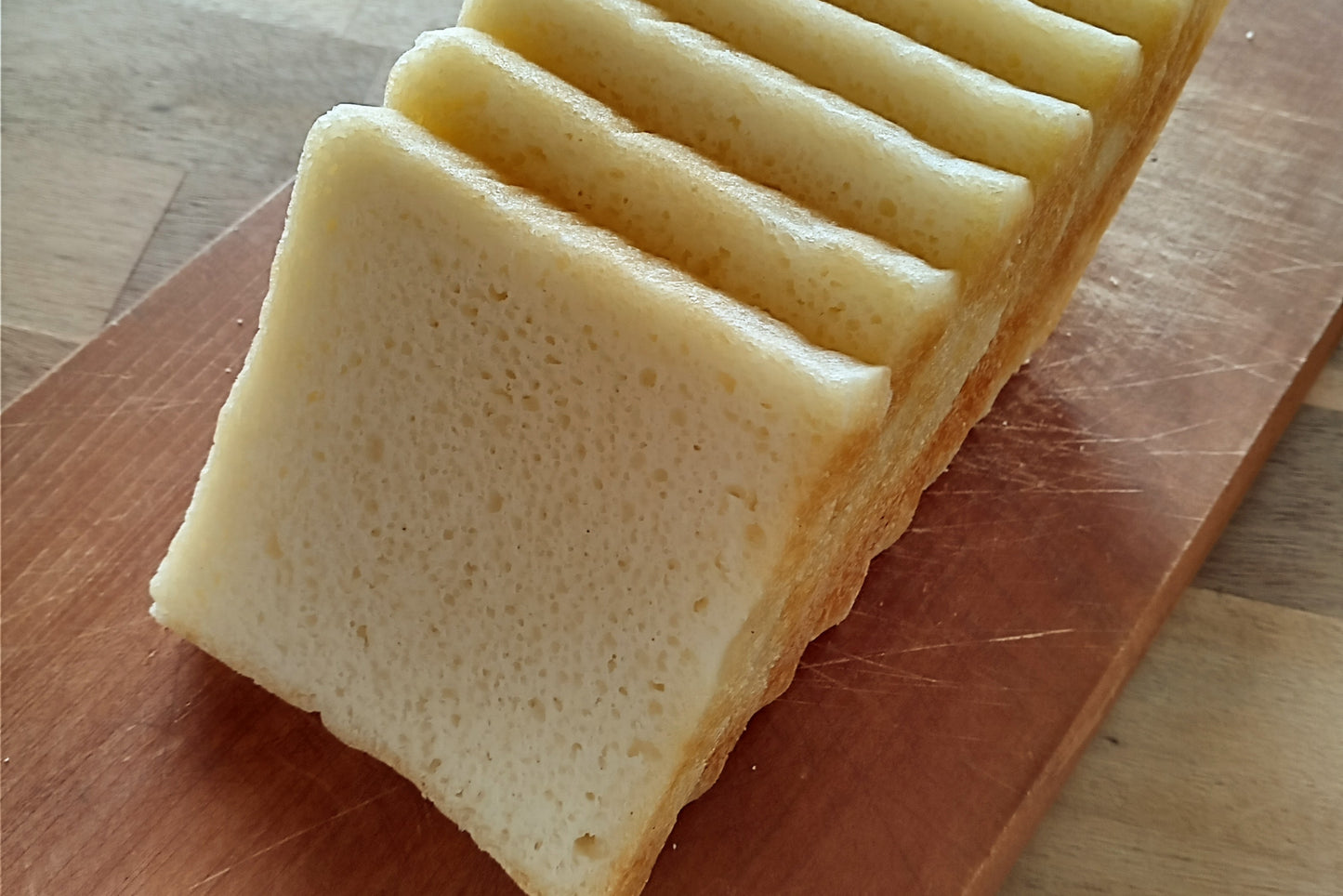 8枚切り プレーン 角食パン(減農薬5分づき米)砂糖不使用