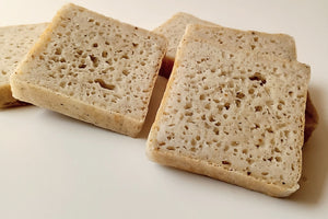 【受注生産】塩なし 玄米プレーン 角食パン　砂糖・油・塩不使用（MOA自然農法玄米）