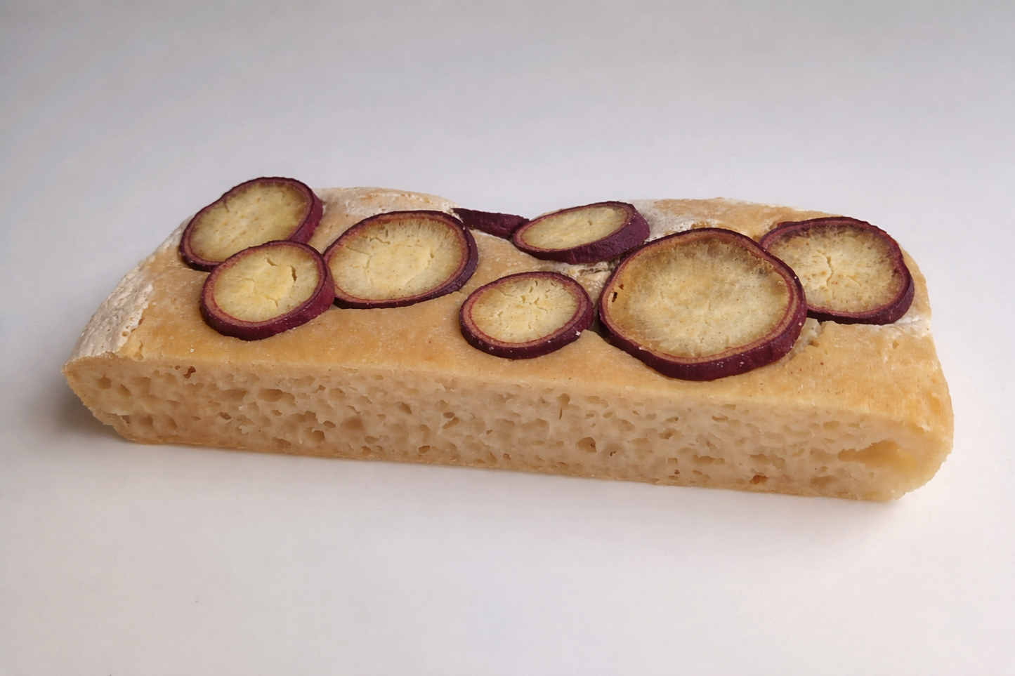 玄米さつまいもフォカッチャ　ミニパン　砂糖不使用、オリーブオイル使用（MOA自然農法玄米）